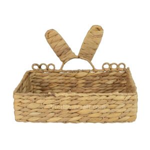 Bunny Shelf Basket Made Of Water Hyacinth Wholesale