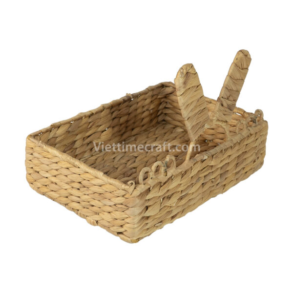 Bunny Shelf Basket Made Of Water Hyacinth Wholesale