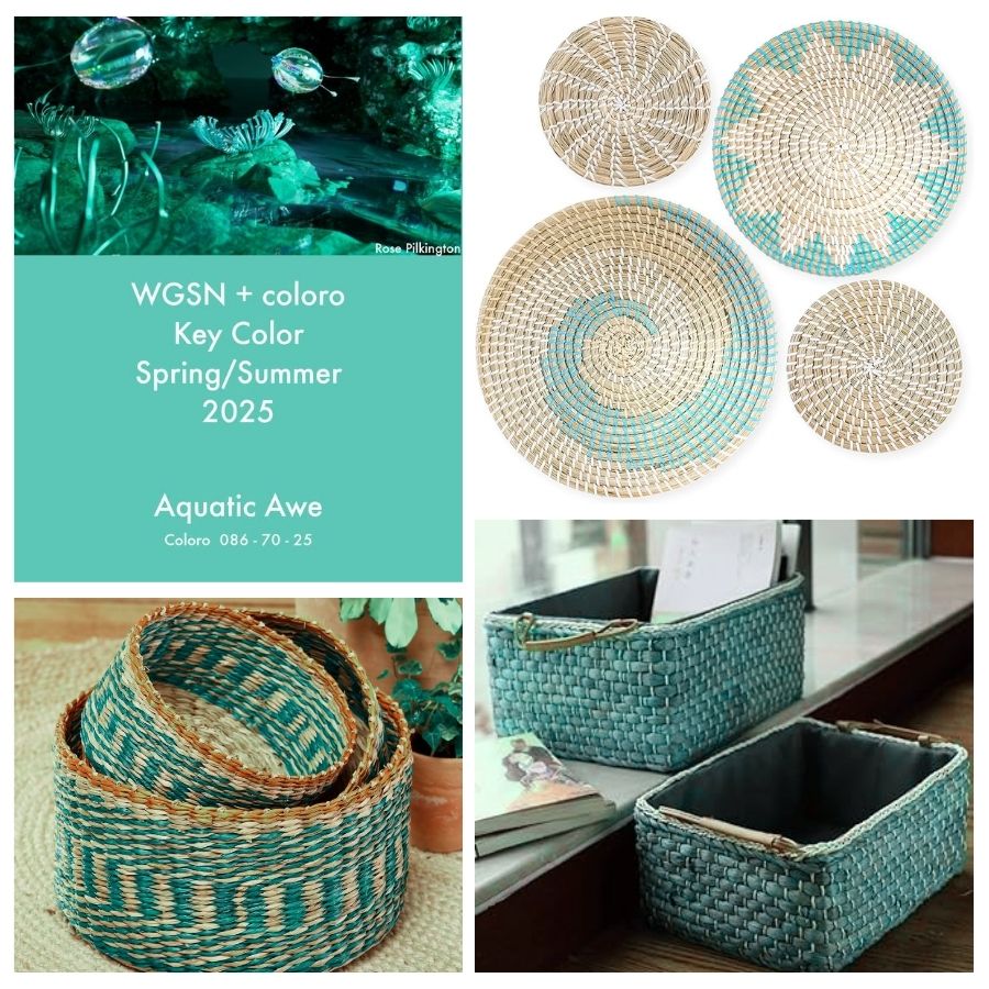 Viettimecraft 2025 color trends - Aquatic Awe - HOW TO COMBINE TRENDING COLORS FOR HANDMADE PRODUCTS