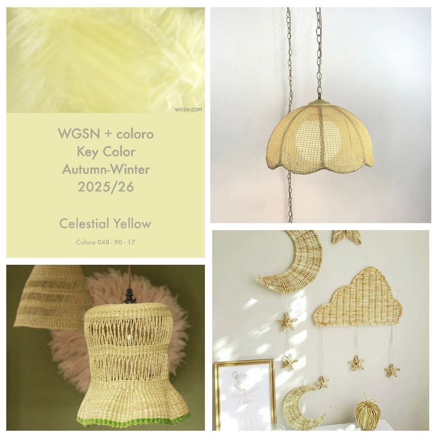 Viettimecraft 2025 color trends - Celestial Yellow - HOW TO COMBINE TRENDING COLORS FOR HANDMADE PRODUCTS