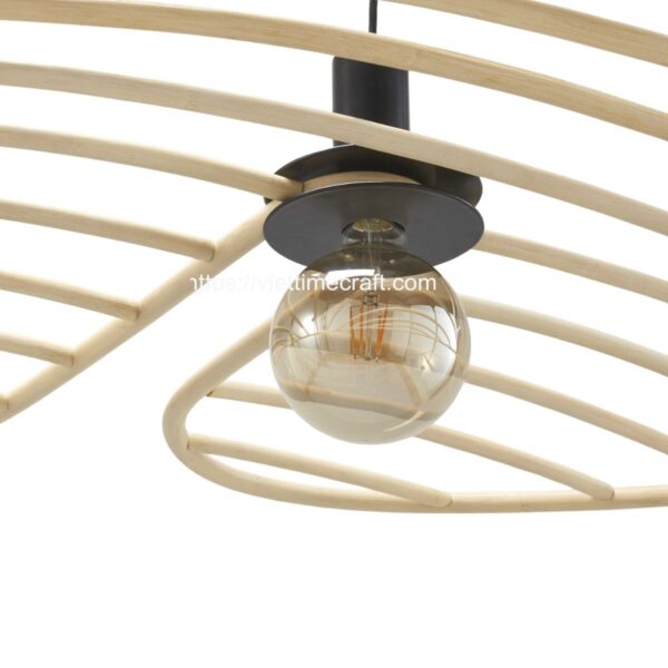 Rattan lampshade