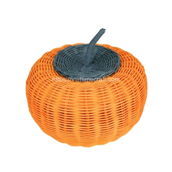 Rattan Pumpkin For Halloween Viettimecraft Wholesale