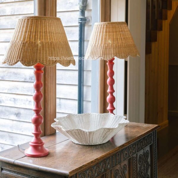 Rattan Table Lamp Home Decoration, Table Decor