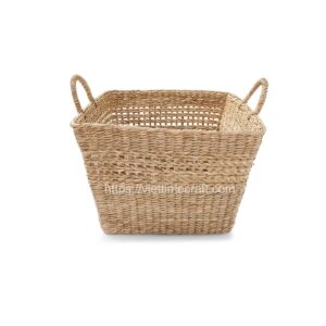 Eco Friendly Seagrass Basket Wholesale - Viettimecraft Factory