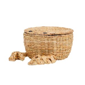 Water Hyacinth Storage Basket Crab Design