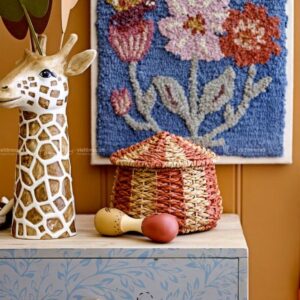 Basket For Kid Made Of Water Hyacinth Viettimecraft