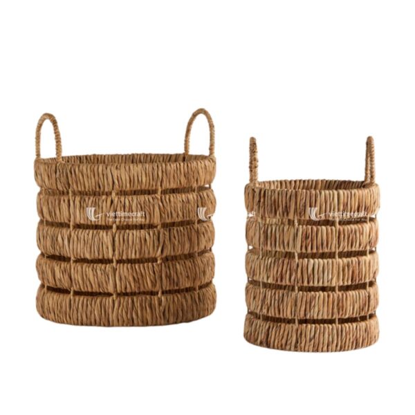 Water Hyacinth Set Basket With Handle