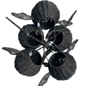 spider shape water hyacinth candy basket for halloween decoration