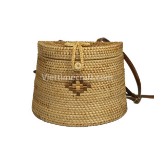 natural rattan shoulder bag or backpack