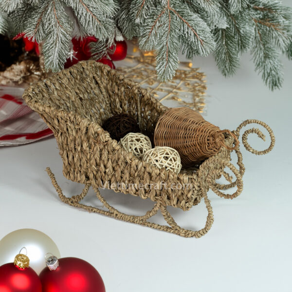 Seagrass Sleigh For Christmas Holiday Viettimecraft