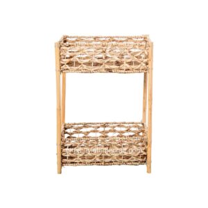 Viettimecraft Water Hyacinth Shelf 2 Rack Wholesale