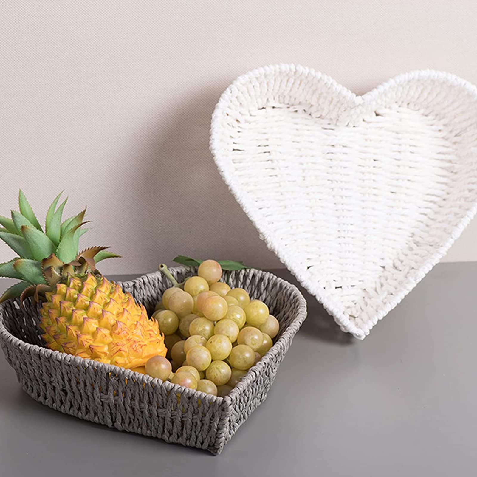 valentine storage basket made from rattan