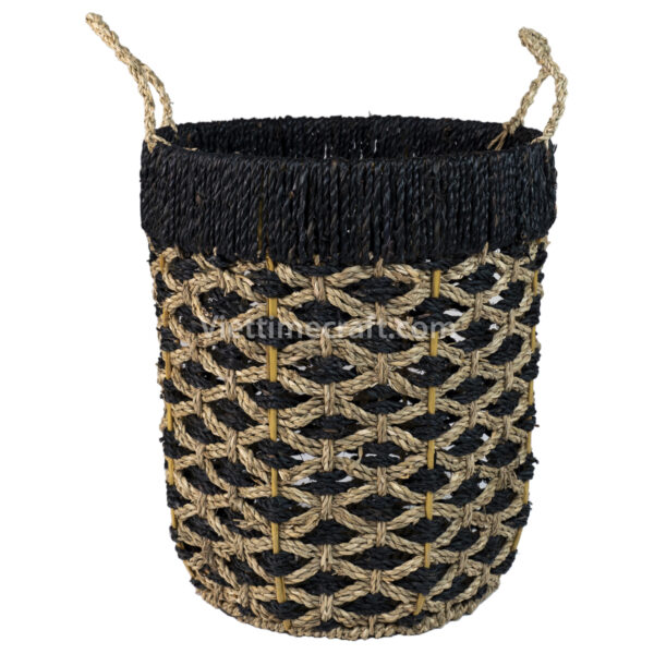 Viettiemcraft Set of 3 Seagrass storage basket