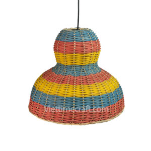 Innovative pendant light, ceiling lampshade made by rattan