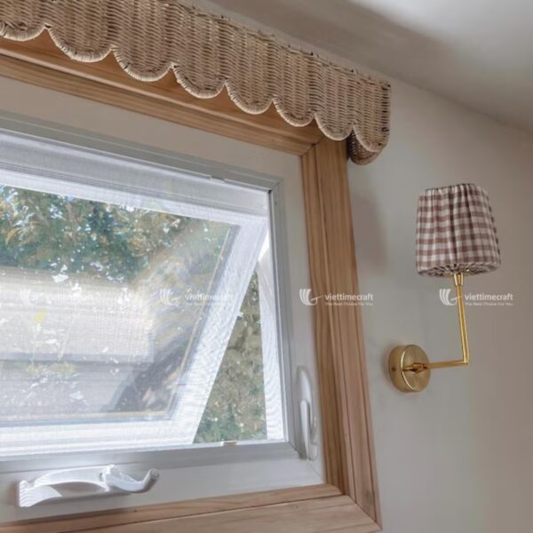 Rattan Window Pelmet, Window Cover, Natural Valance From Rattan, Natural Pelmet Decor, Natural Window Curtain Cover