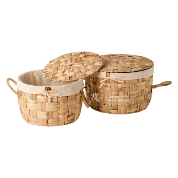 Water Hyacinth Basket From Viettimecraft