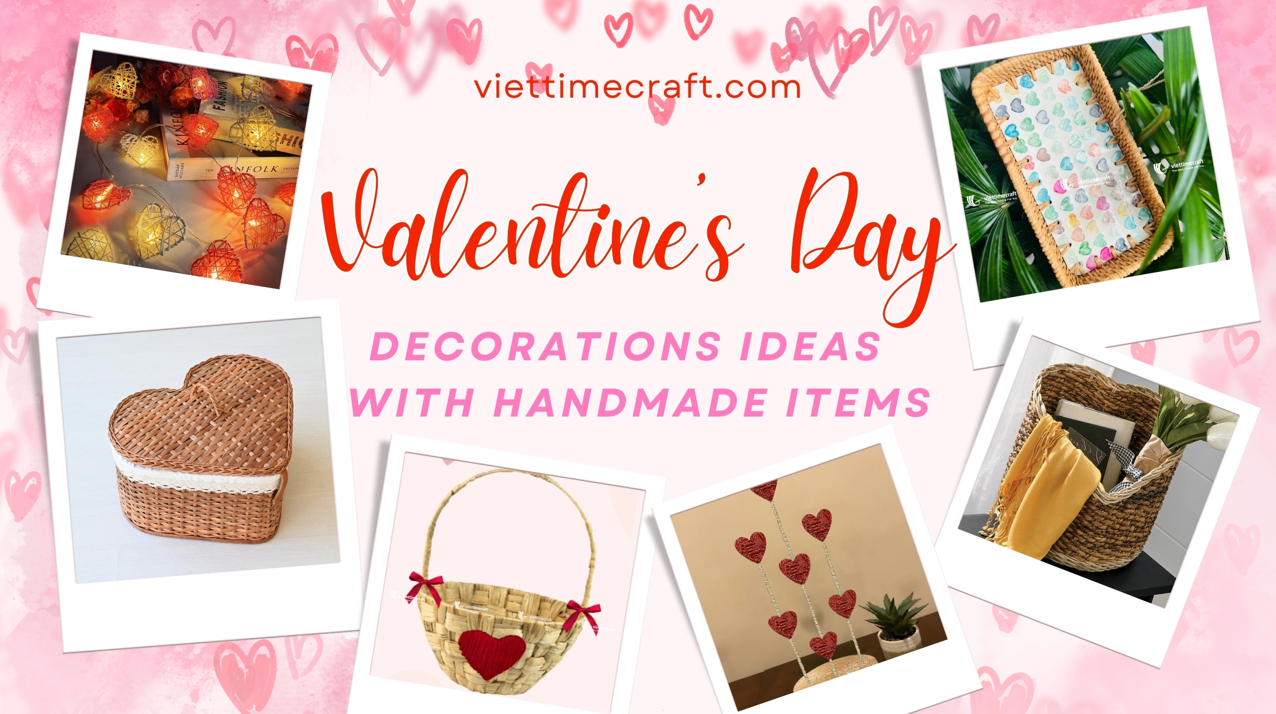 VALENTINE'S day decorations ideas with handmade items