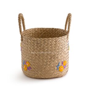 Seagrass Storage Basket Viettimecraft Wholesale