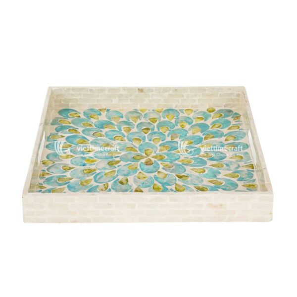 mother of pearl mosaic decorative tray