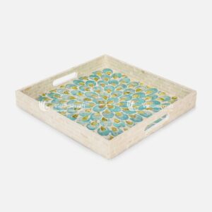 mother of pearl mosaic decorative tray