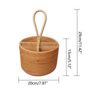 Rattan utensil holder wholesale Viettimecraft