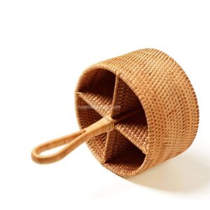 Rattan utensil holder wholesale Viettimecraft