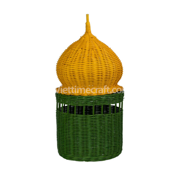 Wicker Rattan Mosque Dome Lampion