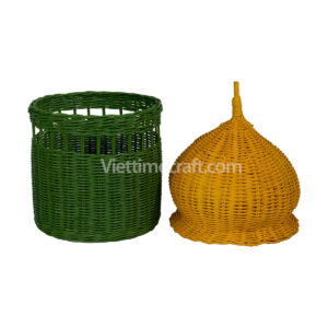 Wicker Rattan Mosque Dome Lampion