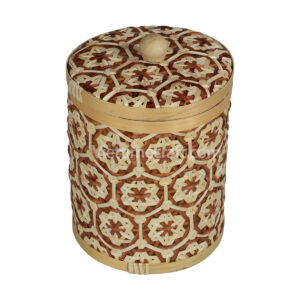 bamboo weaving food cover box ramadan theme