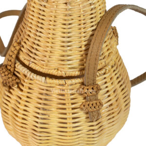 cute pineapple shape backpack, cute rattan backpack
