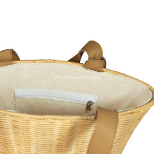 rattan hand bag or carry bag