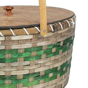 Weaving Bamboo Box With Lid Viettimecraft