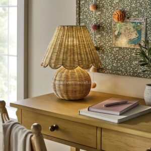 Rattan Table Lamp From Viettimecraft Manufacturer Wholesale