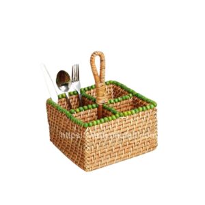 Rattan Utensil Holder Wholesale Viettimecraft