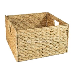 Foldable Water Hyacinth Baskets for easy transportation and low shipping cost