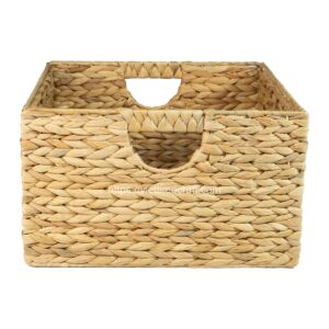 Foldable Water Hyacinth Baskets for easy transportation and low shipping cost