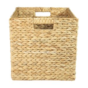 Foldable Water Hyacinth Baskets for easy transportation and low shipping cost