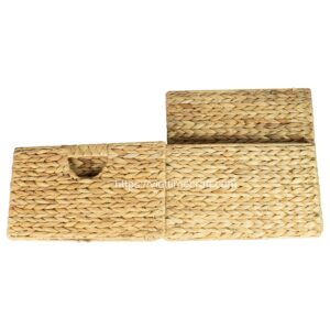 Foldable Water Hyacinth Baskets for easy transportation and low shipping cost