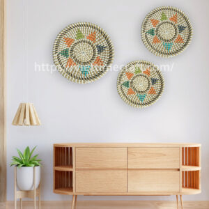 Set Seagrass Wall Decor Home Decoration