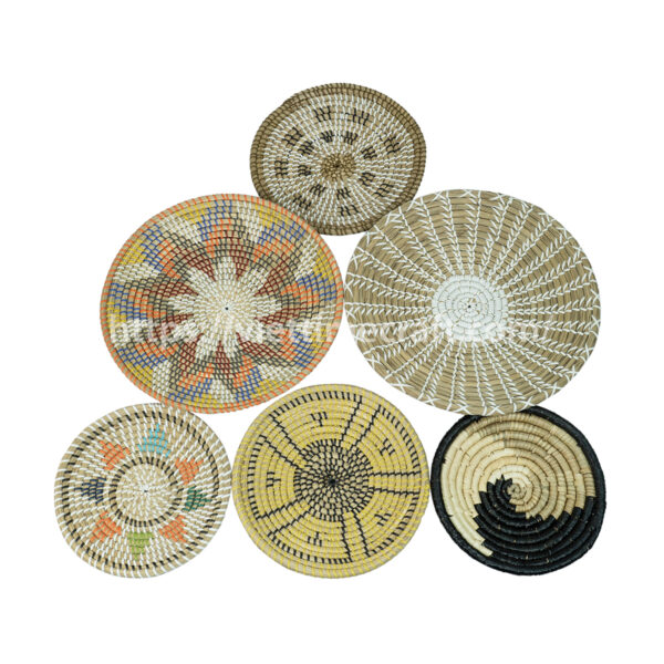 Set Seagrass Wall Decor Home Decoration