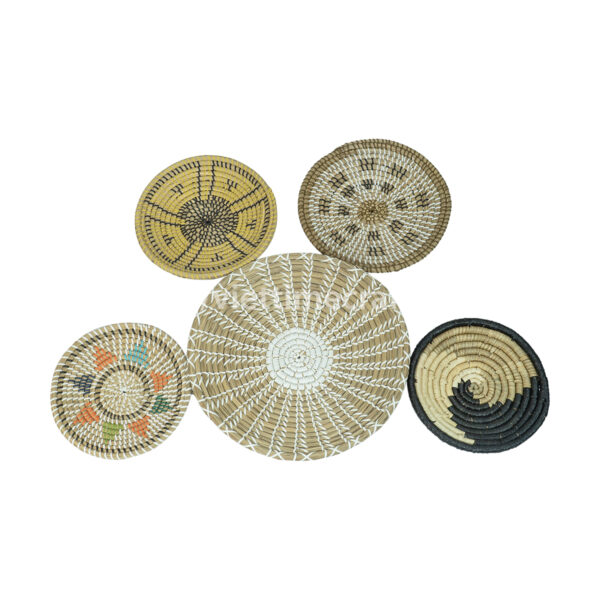 Set Seagrass Wall Decor Home Decoration