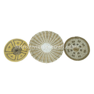 Set Seagrass Wall Decor Home Decoration