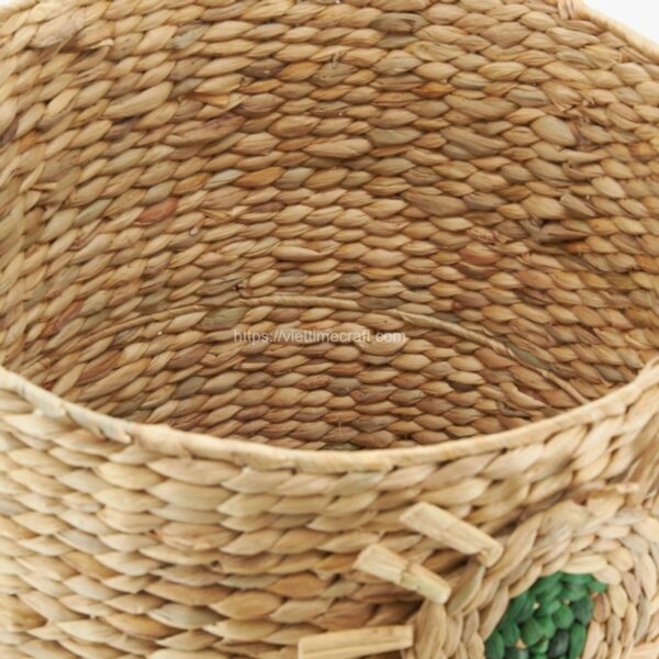 sunflower water hyacinth storage basket for storing toys, clothes, object,... laundry basket