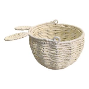 Foldable Straw Bunny Storage Basket For Easter Vietnam Manufacturer