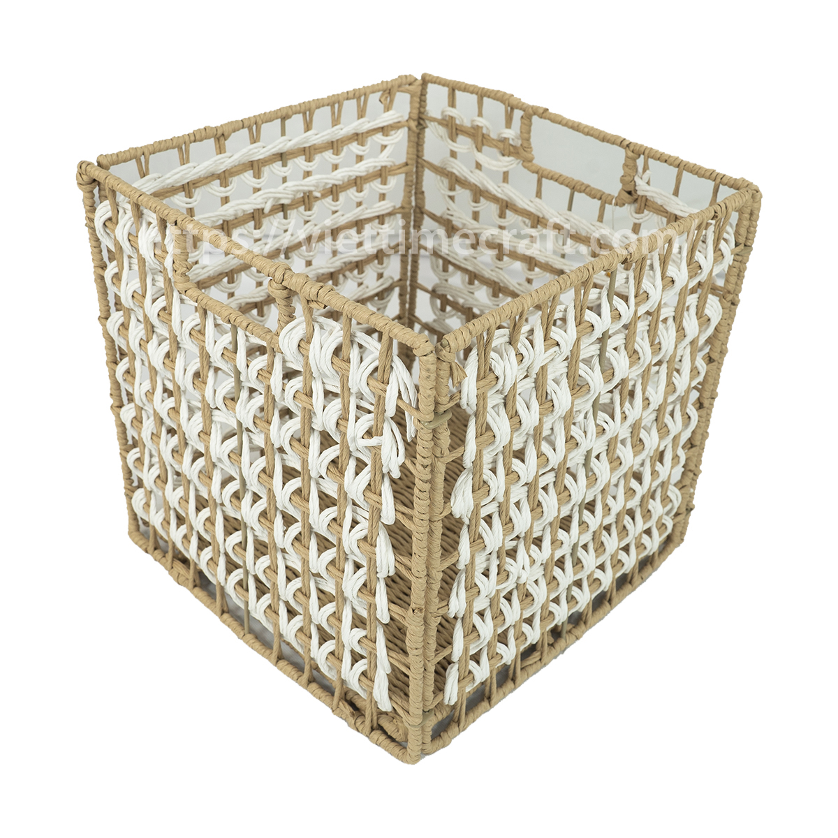 Foldable Straw Storage Basket
