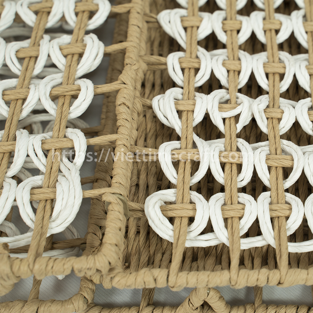 Foldable Straw Storage Basket