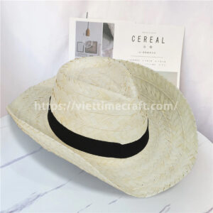 palm leaf beach hat for summer