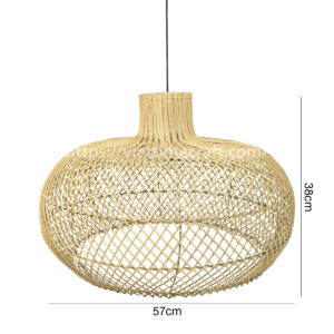 Rattan Lampshade, pendant light Viettimecraft Wholesale Manufacturer in Vietnam