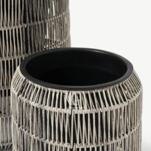 PP Poly Rattan Planter, Flower Pot, Viettimecraft Wholesale Vietnam Manufacturer