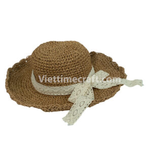 Straw Paper Rope Hat For Beach Summer Holiday